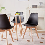 2 Chaises Scandinaves Noires