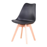 2 Chaises Scandinaves Noires