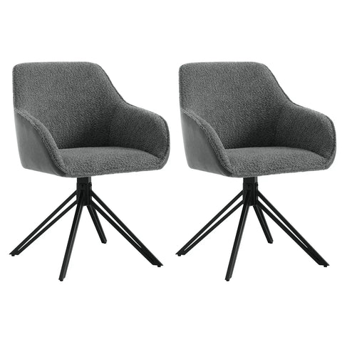 2 Chaises Tournantes Avec Accoudoirs