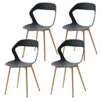 4 Chaises Coquilles Plastique