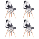 4 Chaises Eames Dsw Patchwork