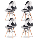 4 Chaises Eames Dsw Patchwork