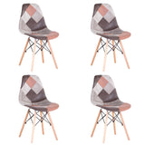 4 Chaises Eames Dsw Patchwork