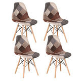 4 Chaises Eames Dsw Patchwork