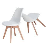 4 Chaises Modernes Blanches