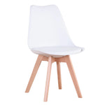 4 Chaises Modernes Blanches