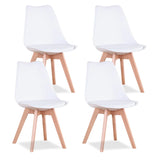 4 Chaises Modernes Blanches