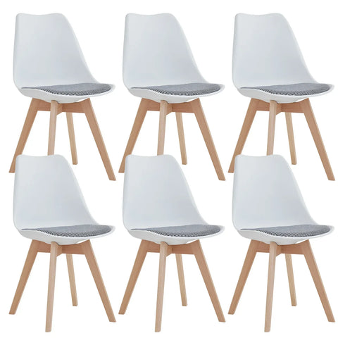 6 Chaises Modernes Blanches