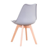 6 Chaises Scandinaves Grises