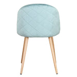 Chaise en Velours Vert