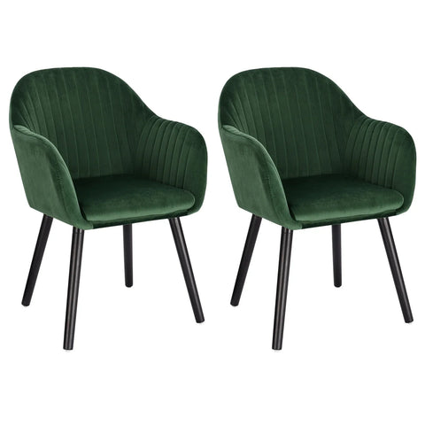 Chaise Fauteuil Avec Accoudoirs Verte