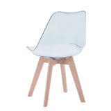 Chaise Scandinave Transparente Lot De 6