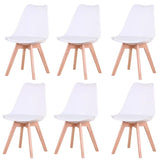 Chaises Blanches Pieds Bois