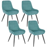 Chaises Bleues Turquoise