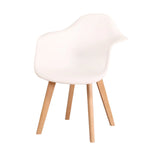 Chaises Scandinaves Avec Accoudoirs Blanches