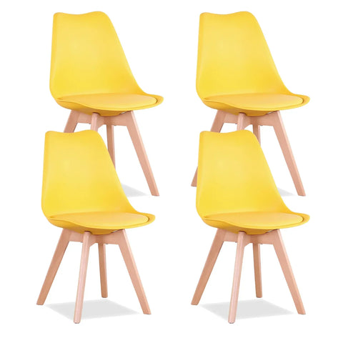 Chaises Scandinaves Jaune