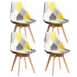 Chaises Scandinaves Patchwork