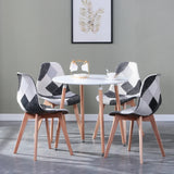 Ensemble Table Et Chaise Design Patchwork