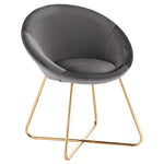 Fauteuil Rond Velours