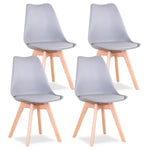 Lot De 4 Chaises Grises