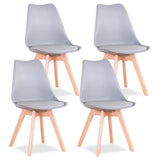 Lot De 4 Chaises Grises