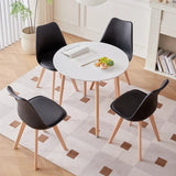 Lot De 4 Chaises Noires