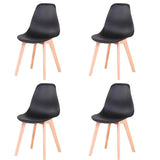 Lot De 4 Chaises Noires