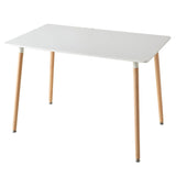 Table En Bois Avec Chaise Moderne Khaki