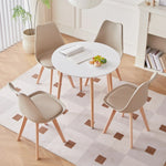 Table Et Chaises Scandinaves Khaki